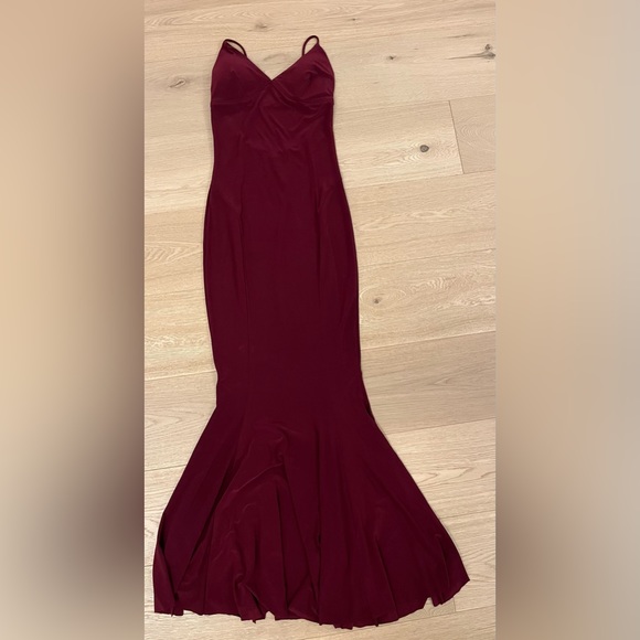 Burgundy Norma Kamala Dress, Small/36 - Picture 2 of 5